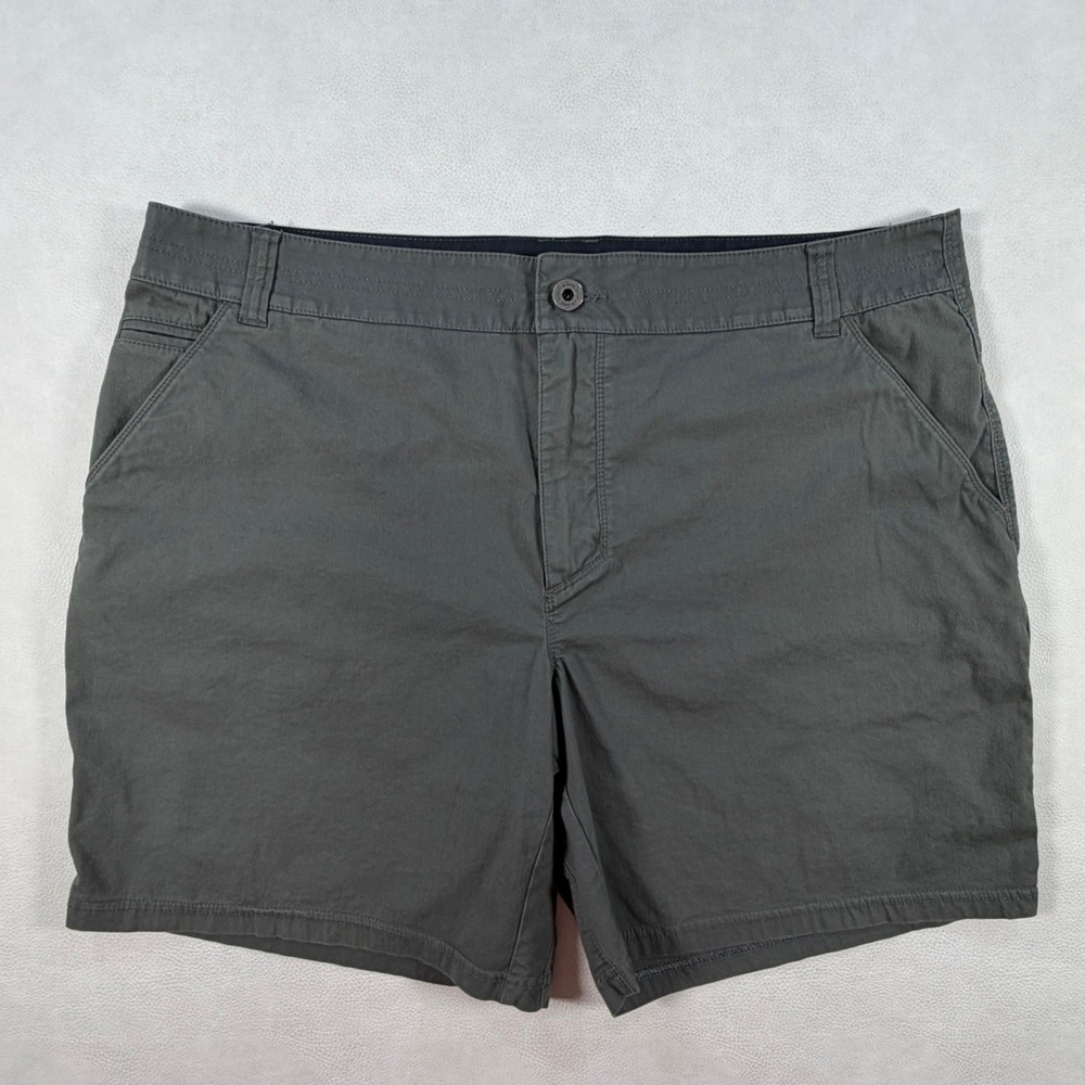 Kuhl Hiking Shorts Mens Size 40 Charcoal Gray Stretch Cotton Nylon Blend Outdoor
